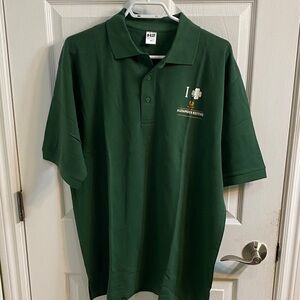 Alexander Keith’s Beer Green Polo Men’s Shirt Size XL Shamrock Irish Maritimes
